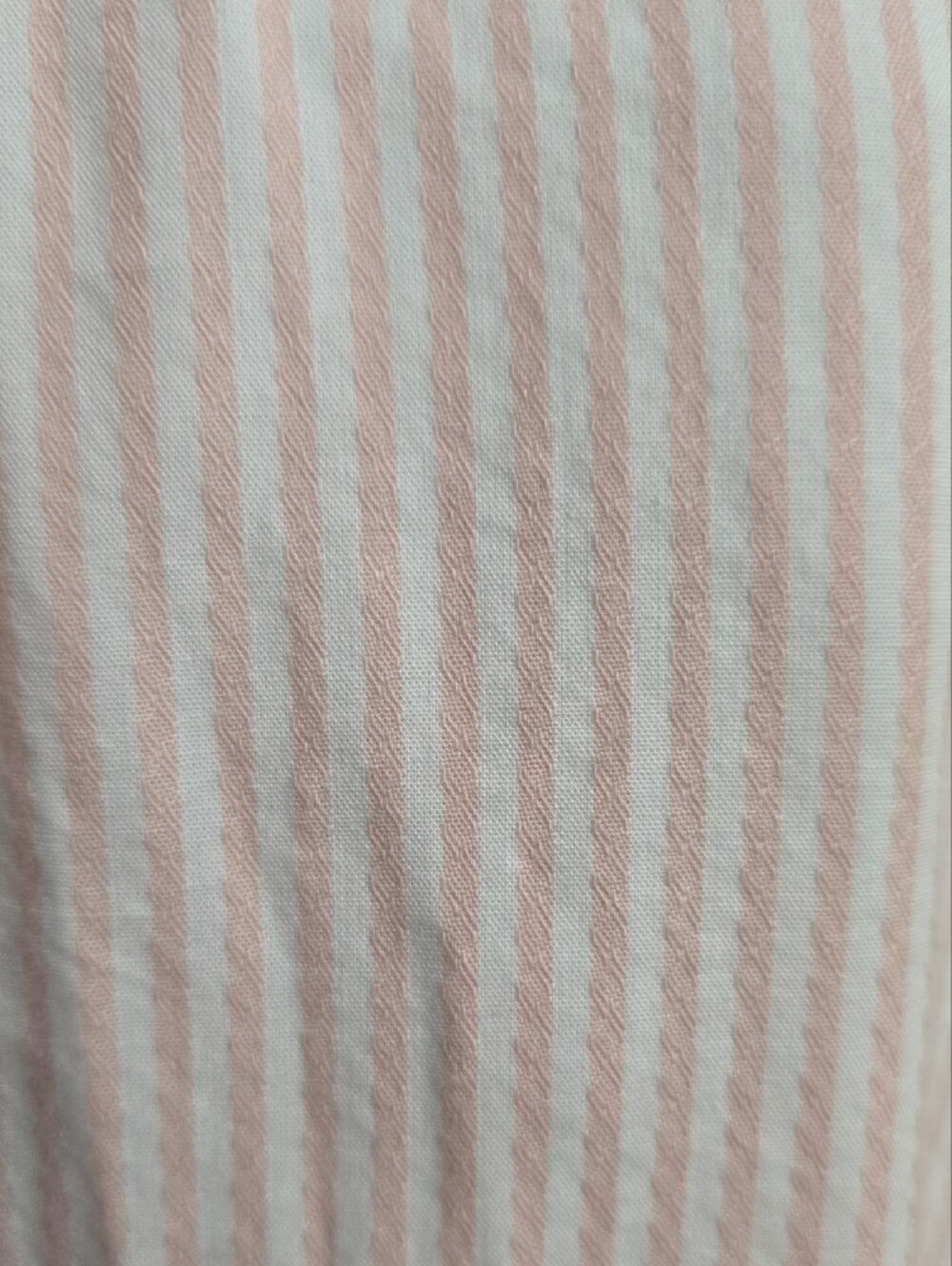 #281.Ann Taylor Factory Pink Striped V-Neck Flared Pockets Midi Dress - Picture 6 of 8